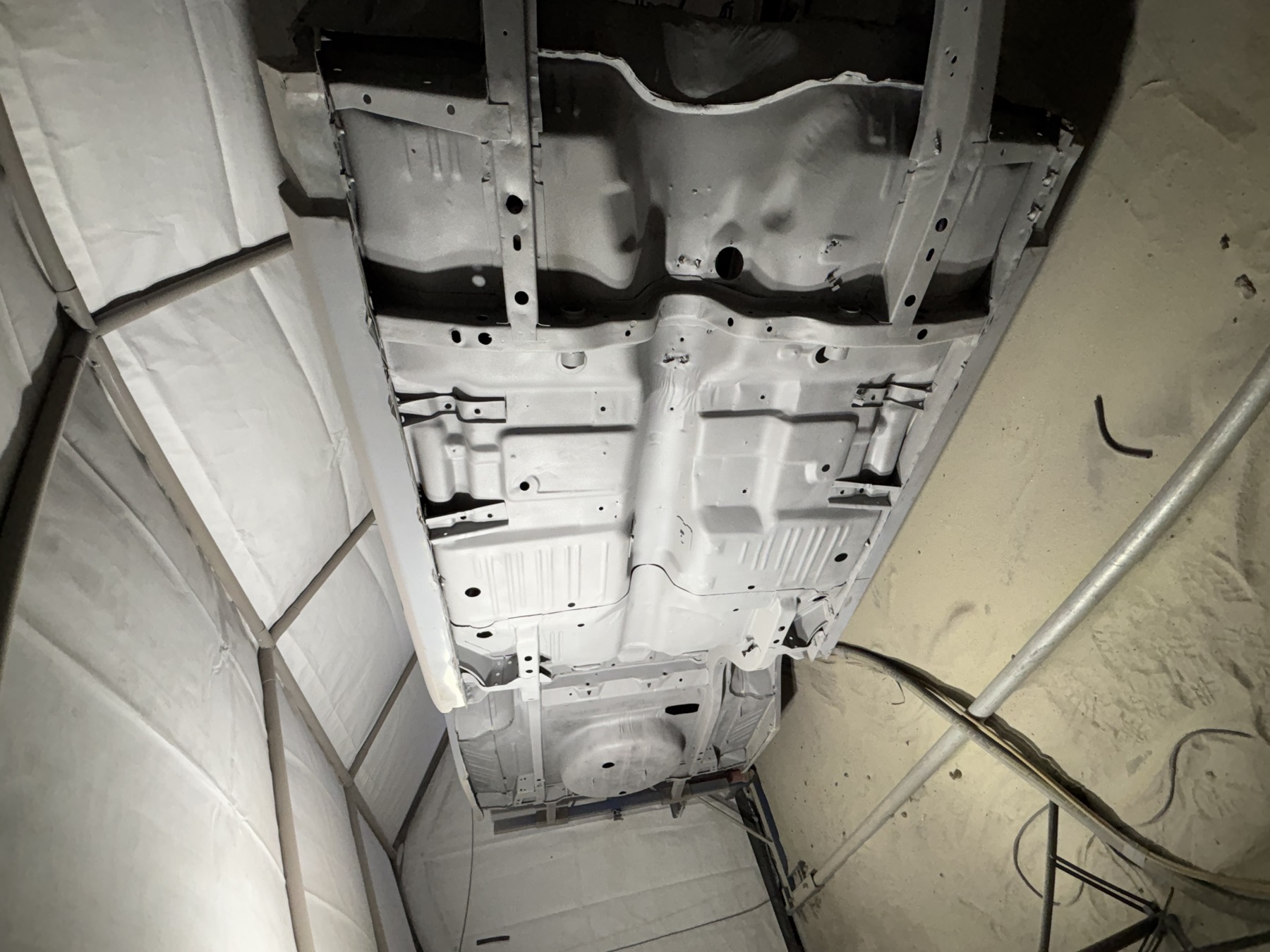 Field job — sandblasting